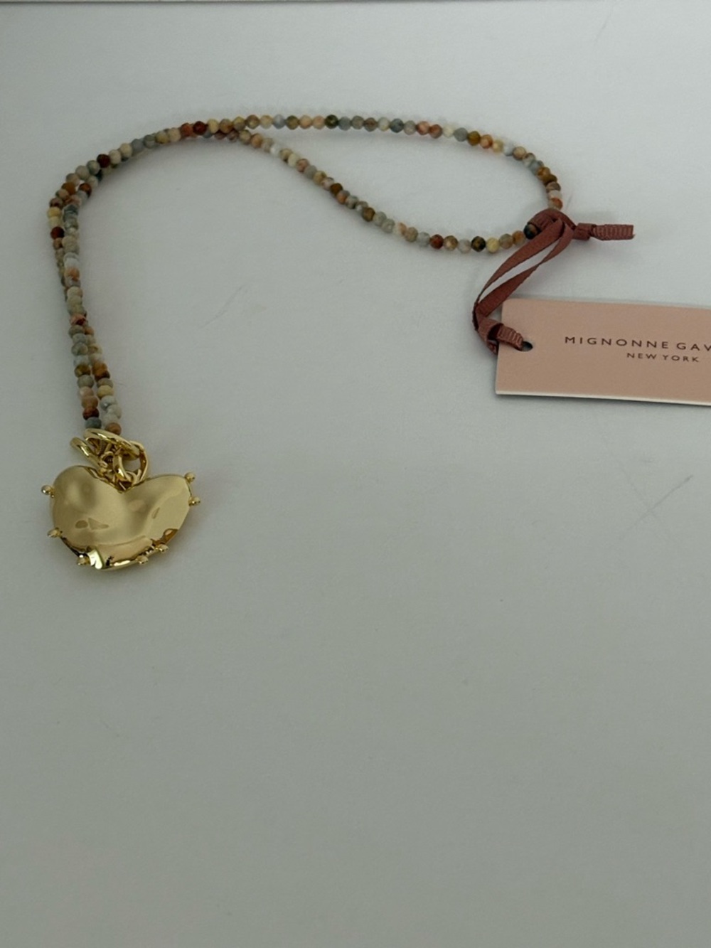 Brand New with Tags Mignonne Gavigan Saylor Necklace with Semi-Precious Stones - Picture 5 of 8